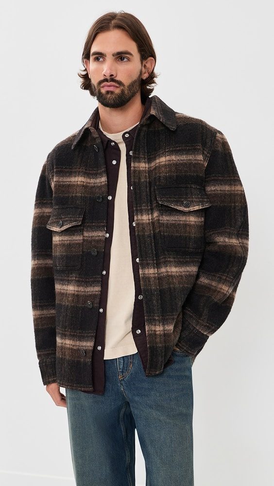 Kervon Shacket_Black/Khaki