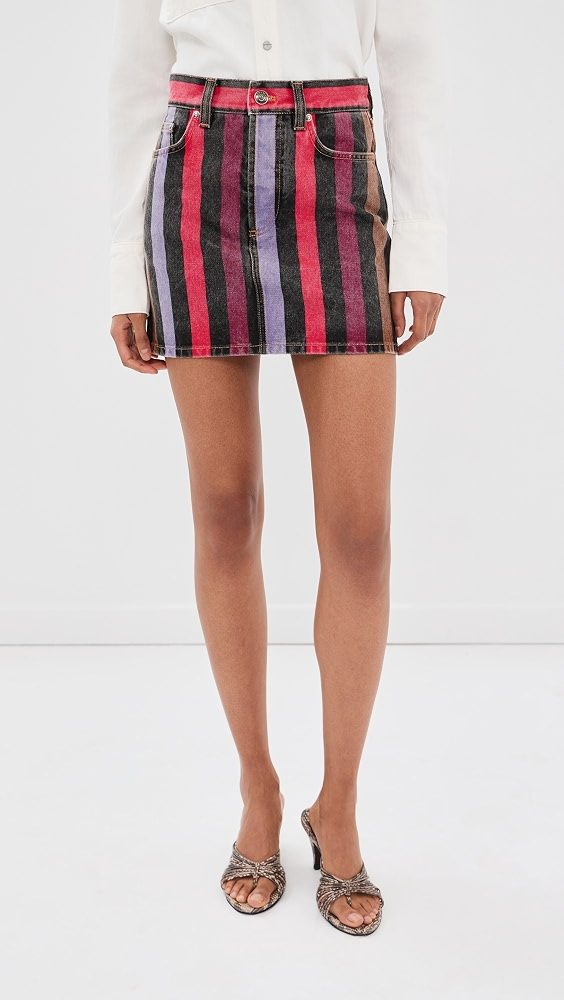 Denim Skirt_Multicolor