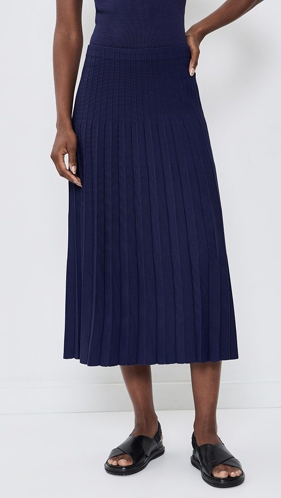 STAUD Lena Skirt_Midnight
