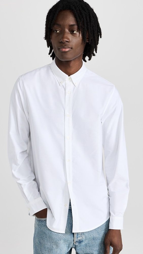 Oxford Button Down Shirt_White