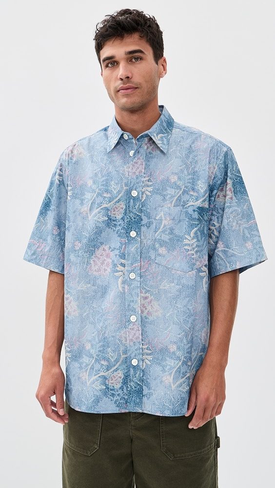 Labilio Tropical Shirt_Blue