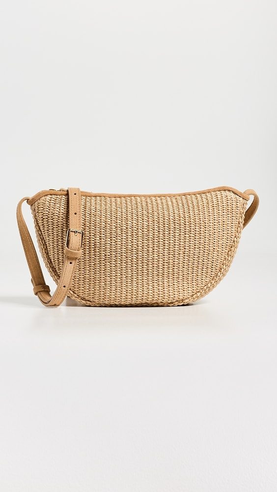 Mansur Gavriel Moon Sling Crossbody Bag_Natural