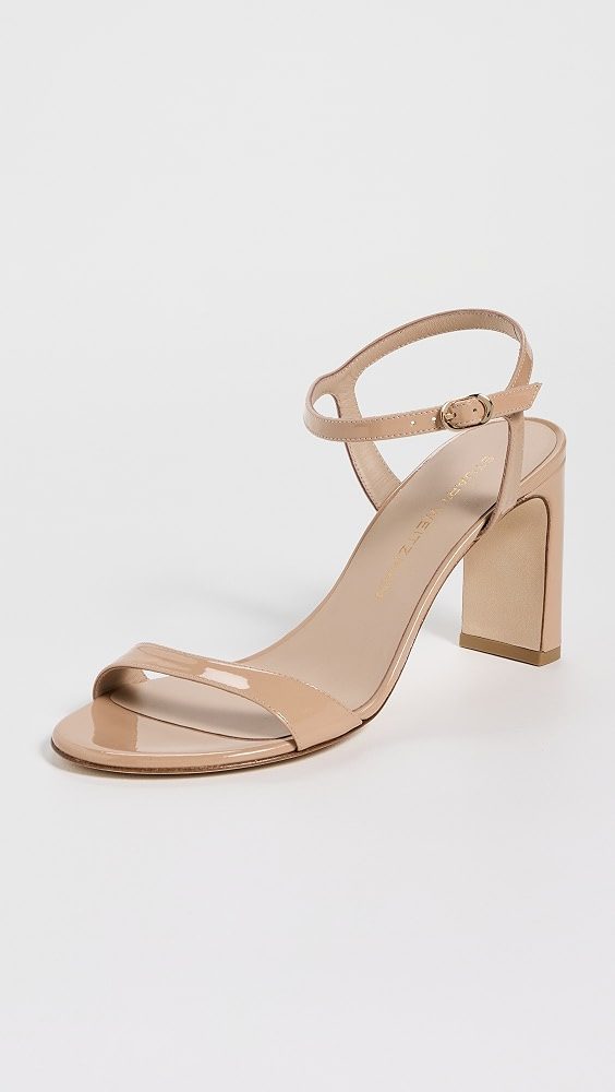 Stuart Weitzman Babette Sandals 85mm_Adobe