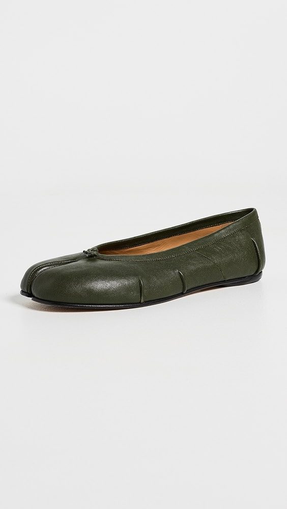 Tabi Ballerina Flats_Forest Green