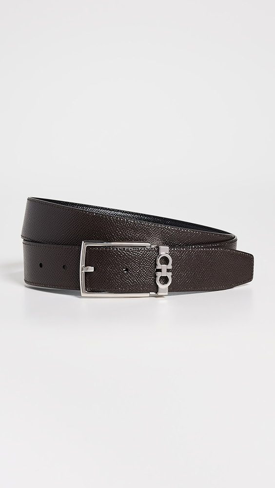 Gancio Reversible Belt_Black / Brown