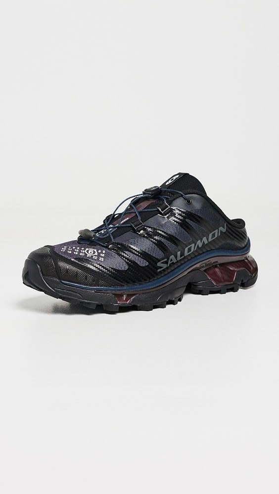 MM6 X [살로몬] XT Mule 4 Sneakers_Black / Nine Iron / Hunkle Berry V
