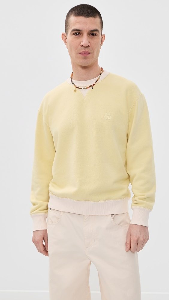 Miker College Sweatshirt_Light Yellow