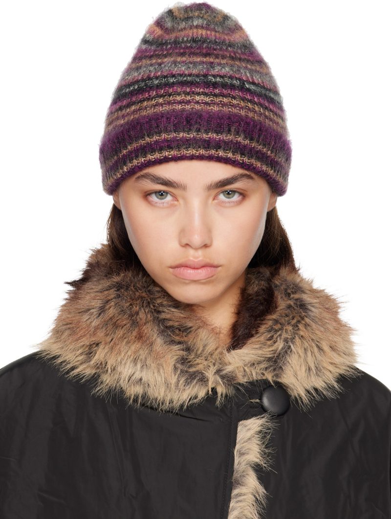 Multicolor Morenne Mohair Beanie 262600F014001