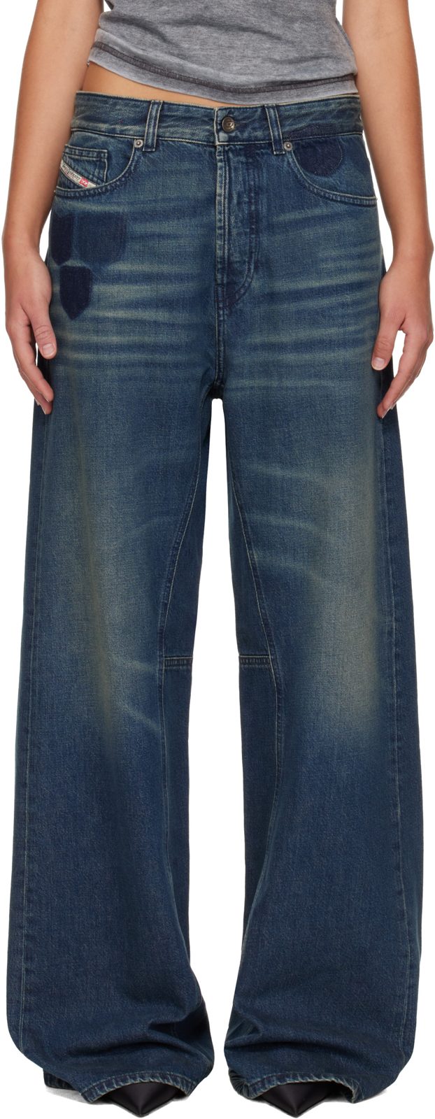 Blue Relaxed Low Waist 1996 D-Sire Jeans 262001F069008