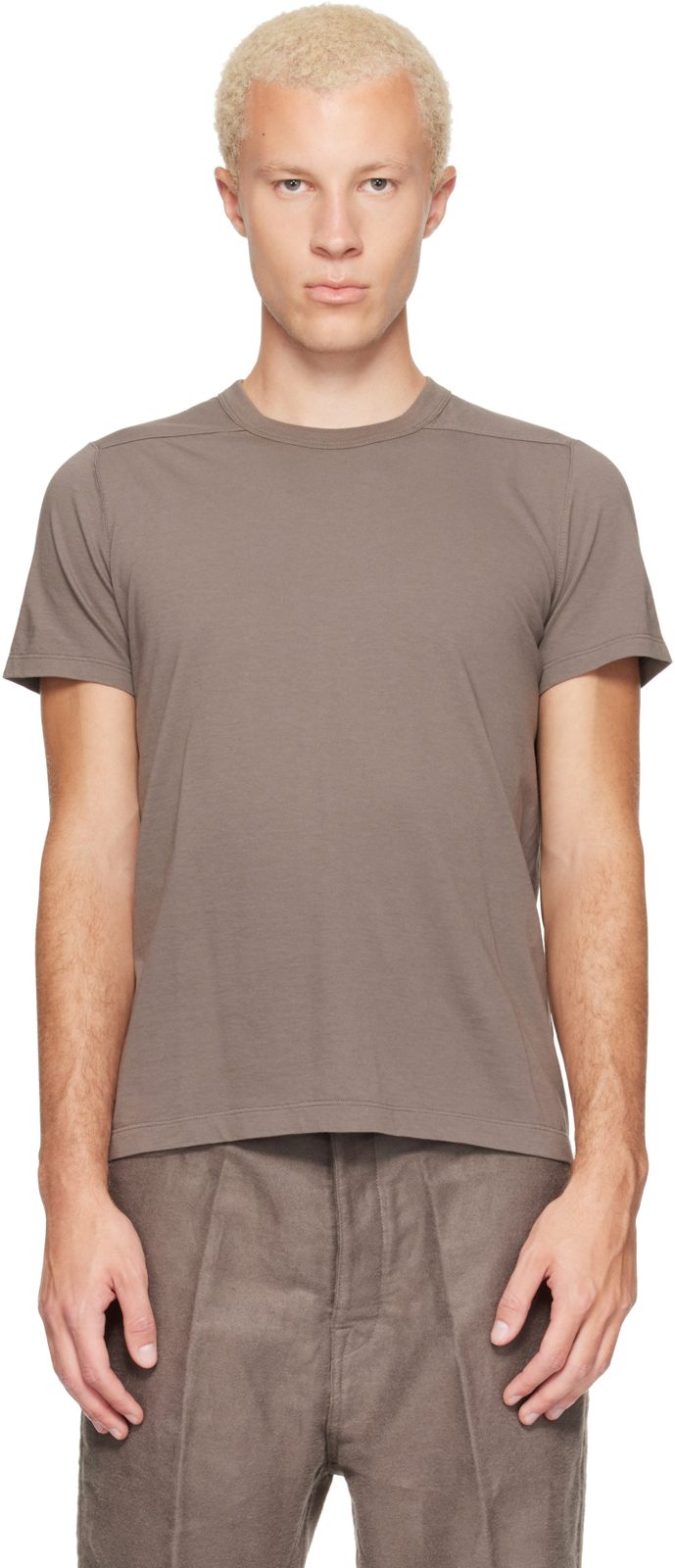Taupe Tower Short Level T-Shirt 262232M213068