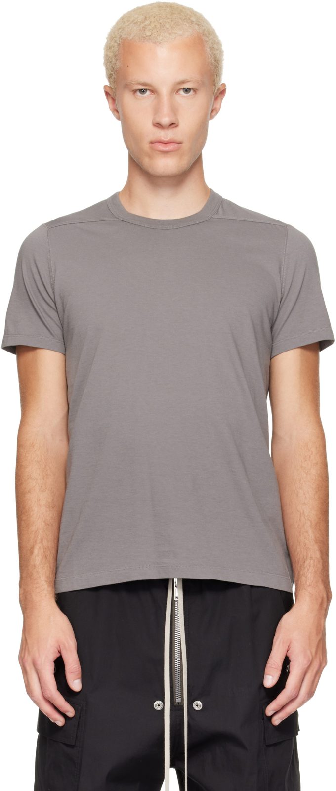 Gray Tower Short Level T-shirt 262232M213069