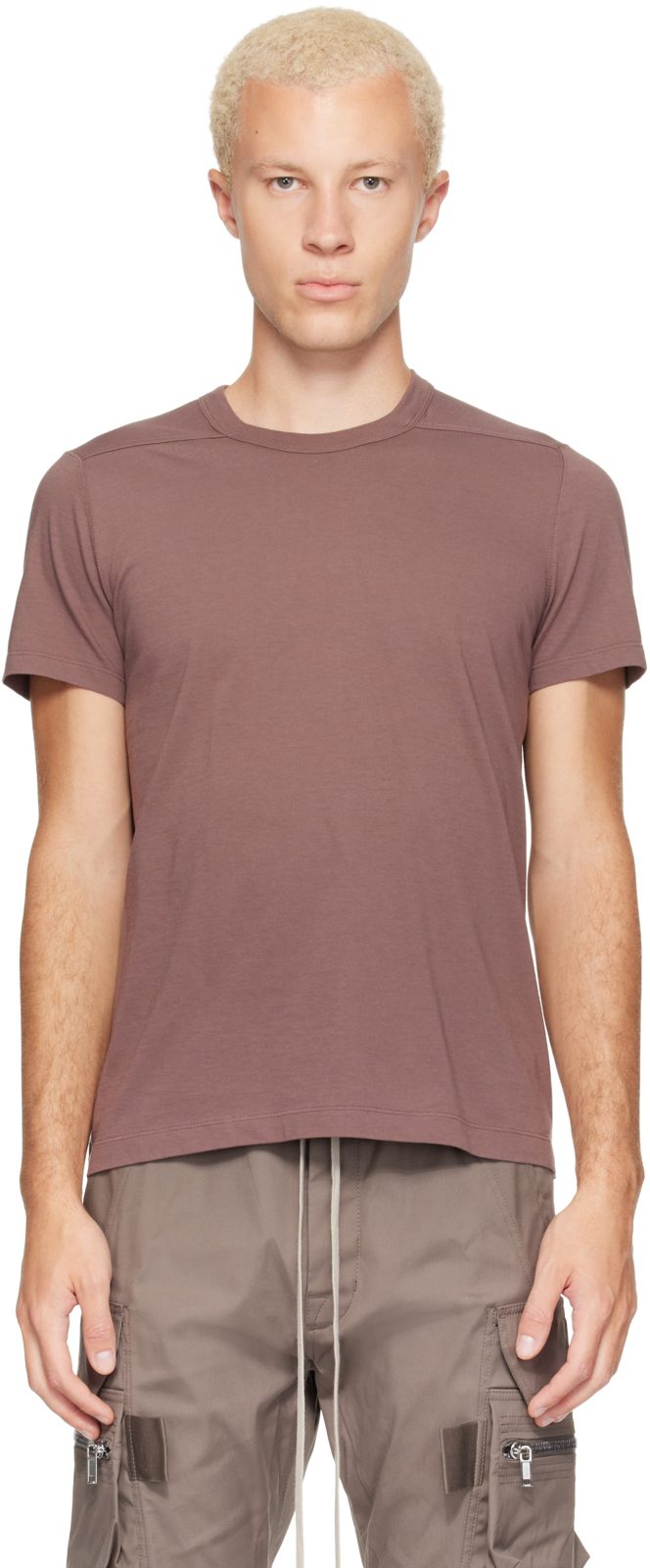 Burgundy Tower Short Level T-shirt 262232M213066