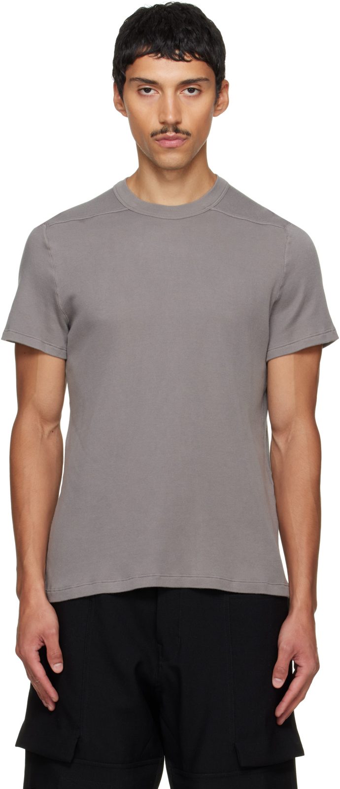 Gray Tower Short Level T-shirt 262232M213064