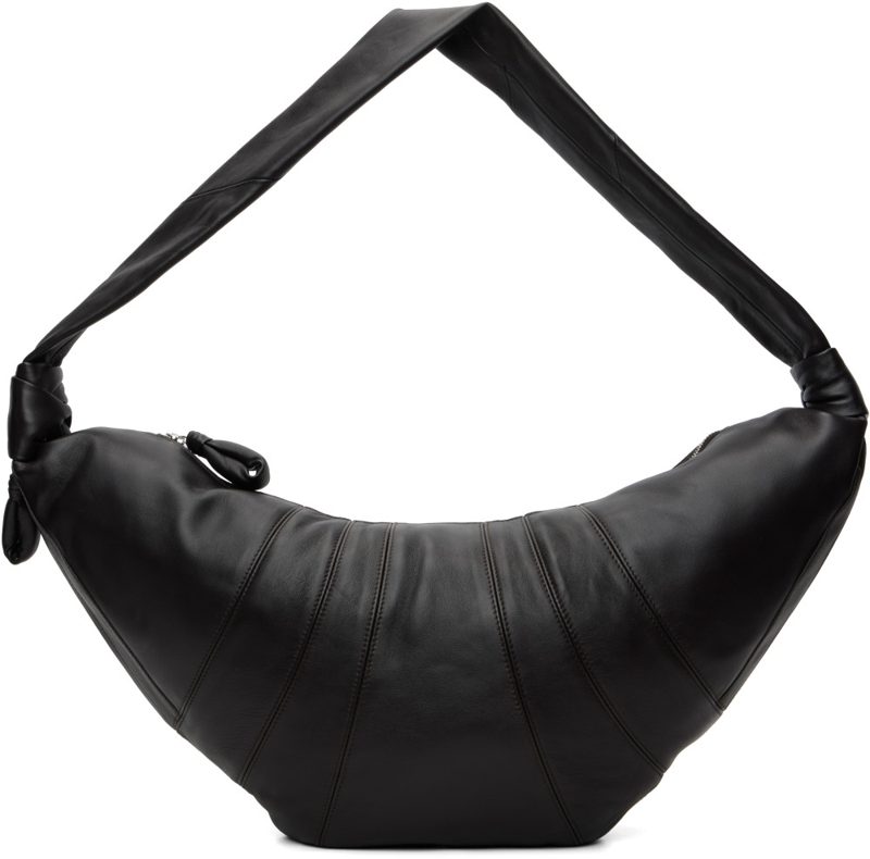 Brown Large Croissant Bag 262646M170035