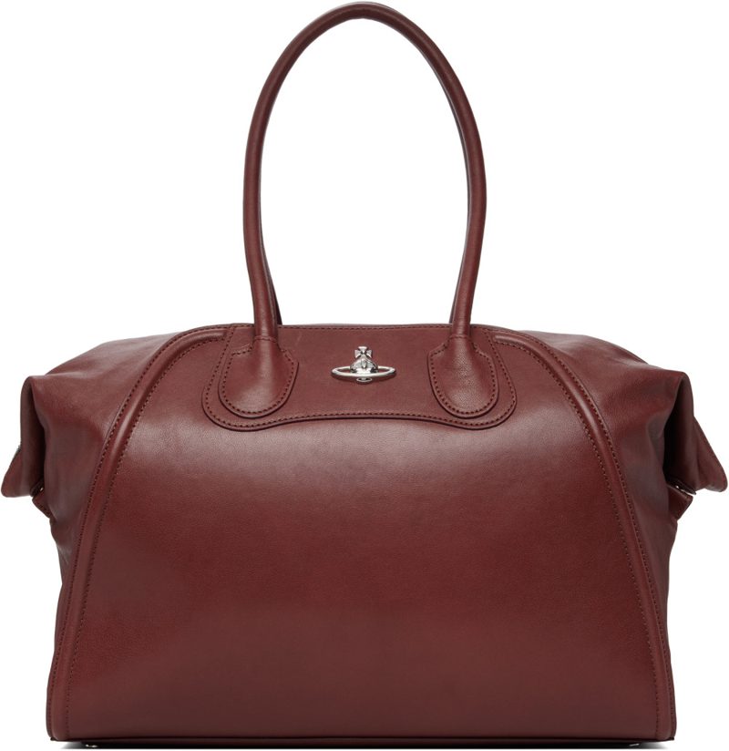 Burgundy Shirley Holdall Tote 262314F049007