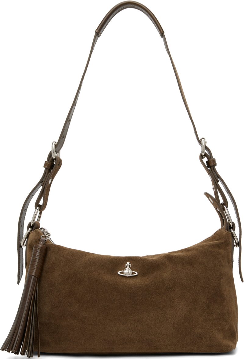 Khaki Emma Shoulder Bag 262314F048083