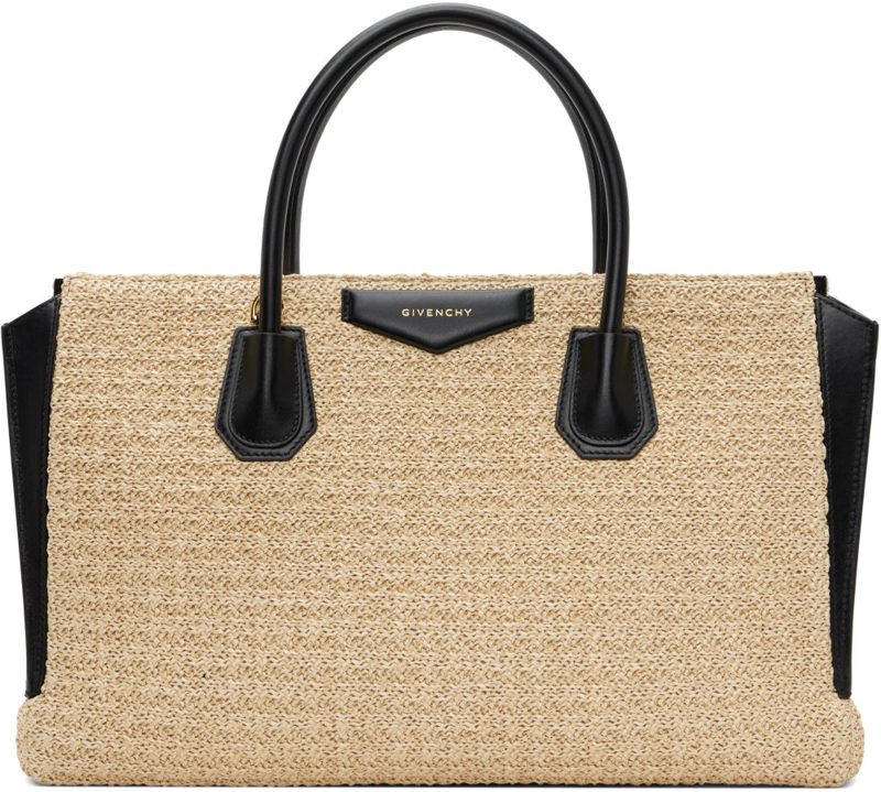 Beige Medium Antigona Catchall Bag 262278F046002