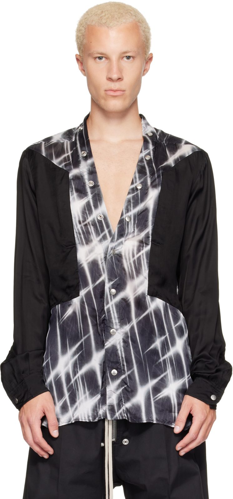 Black & White Tower Larry Fogpocket Shirt 262232M192018