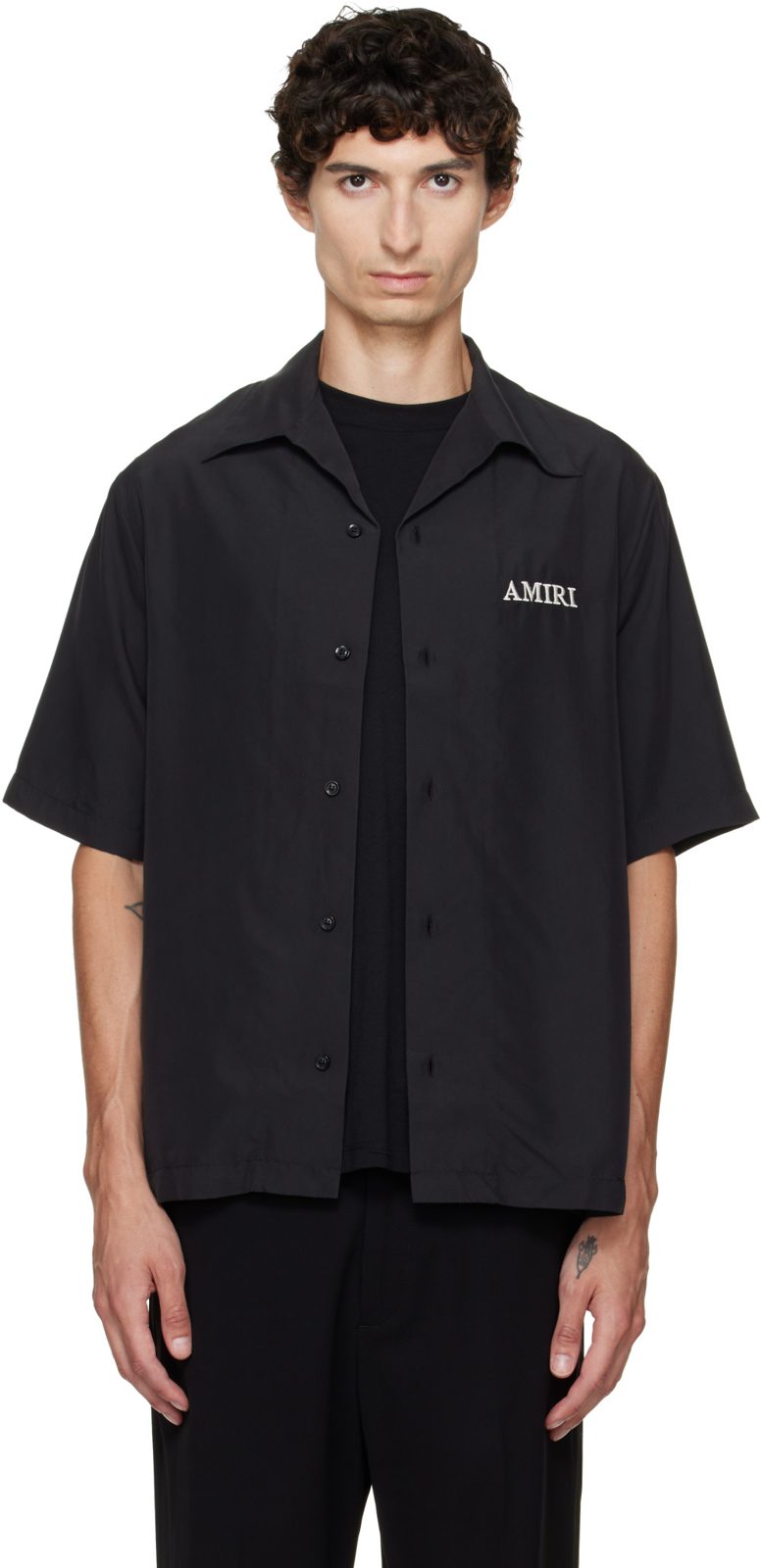 Black [아미리] CPR Camp Shirt 262886M192010