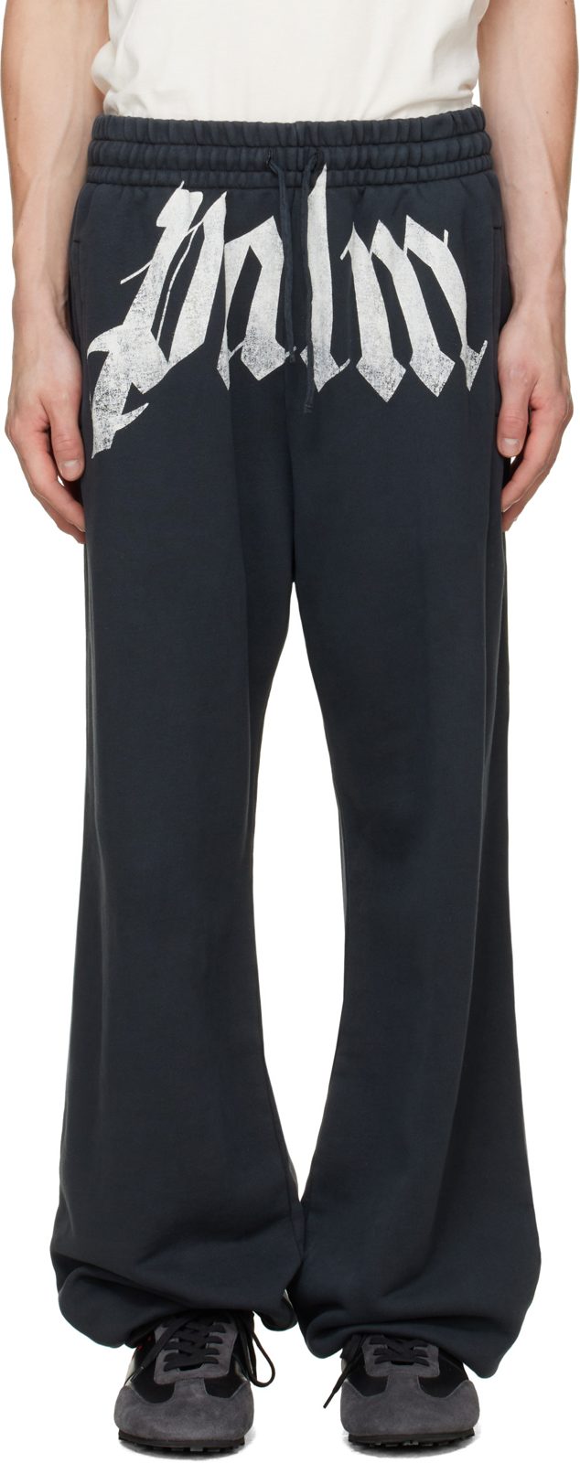 Black Big Waist Logo Sweatpants 262695M190007