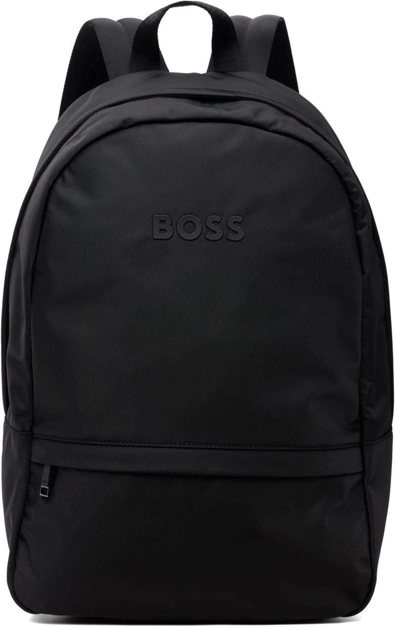 Black Logo-Detail Backpack 262085M166000