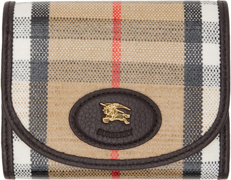 Beige Highlands Compact Wallet 262376F040001