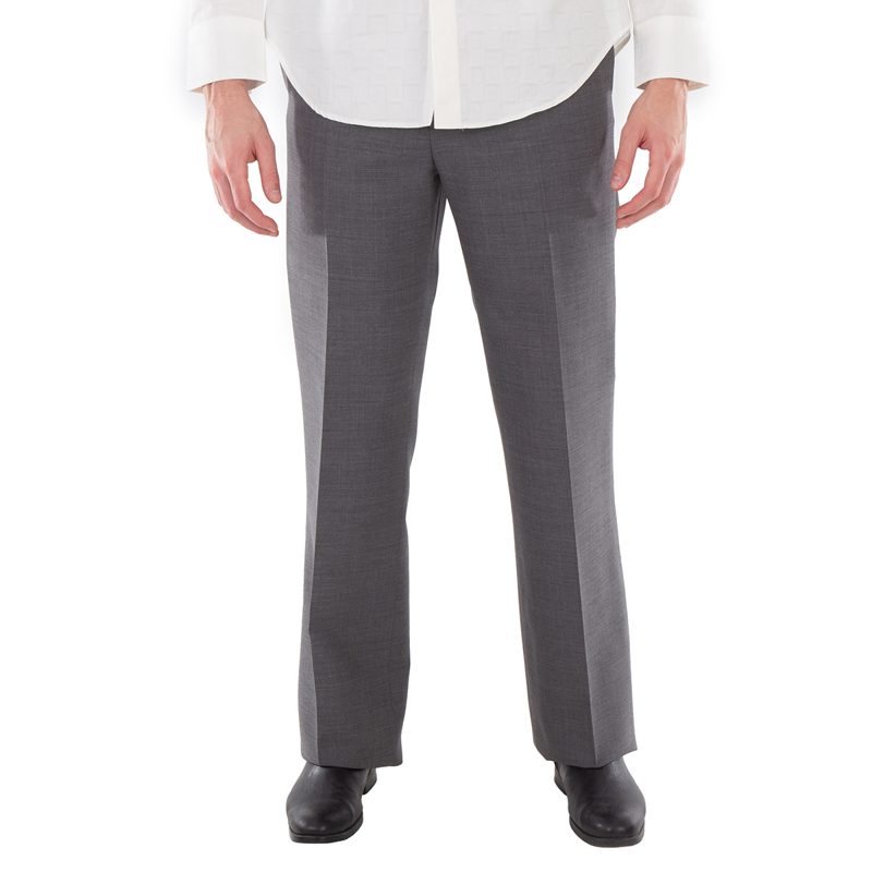 High-Waisted Wool Pants_Grey
