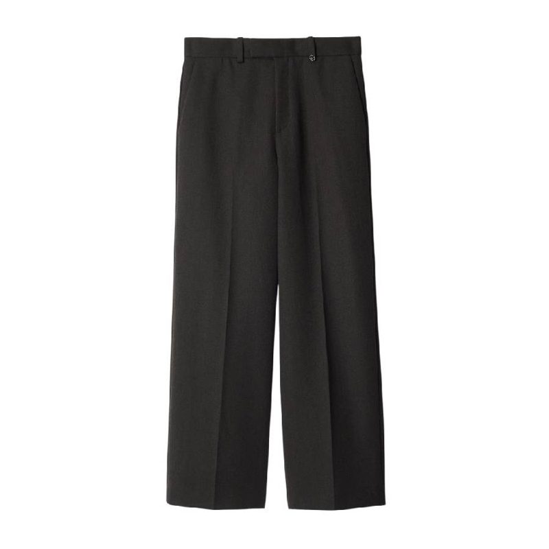 B Charm Casual Wool Trousers_Raven