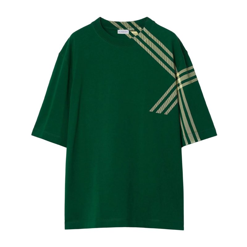 Check Pattern T-Shirt_Ivy