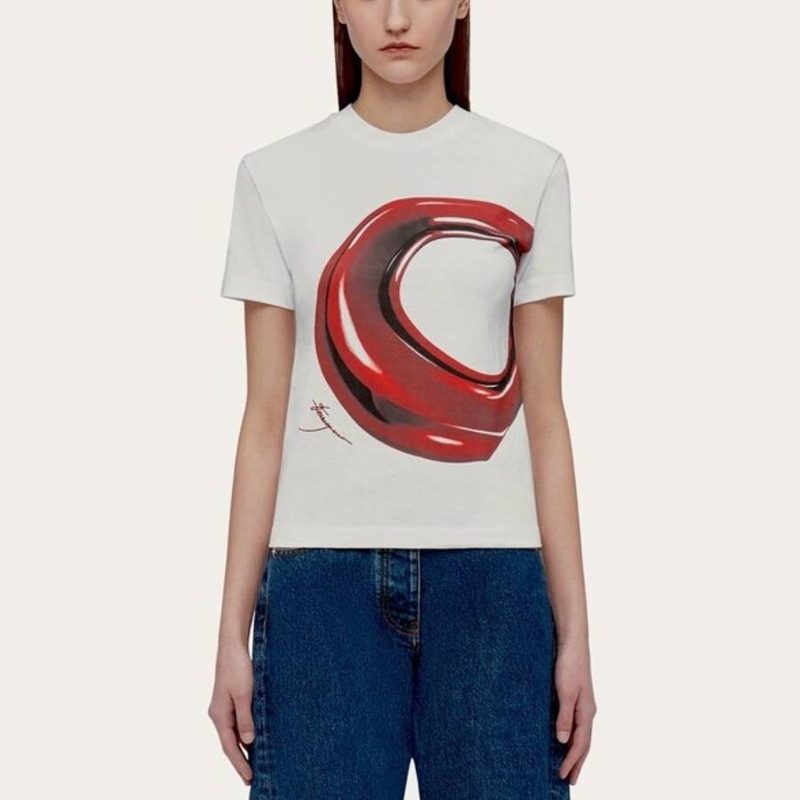 White Cotton Graphic Sweater_Multi-Color