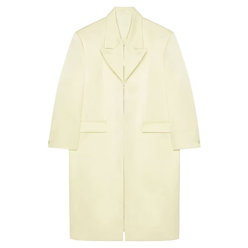 Notched Lapel Coat Butter_Multi-Color