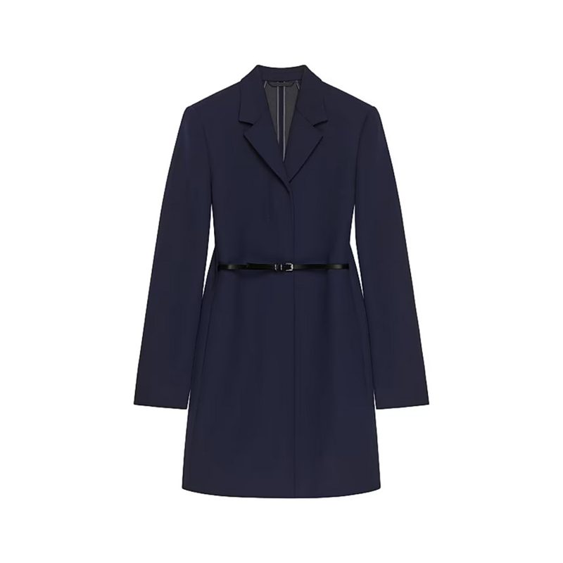 Voyou Coat_Navy/Grey_Blue