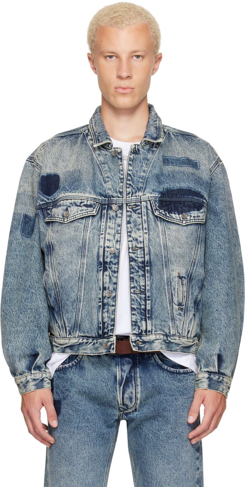 Blue D-Denver-S2 Denim Jacket 262001M177002
