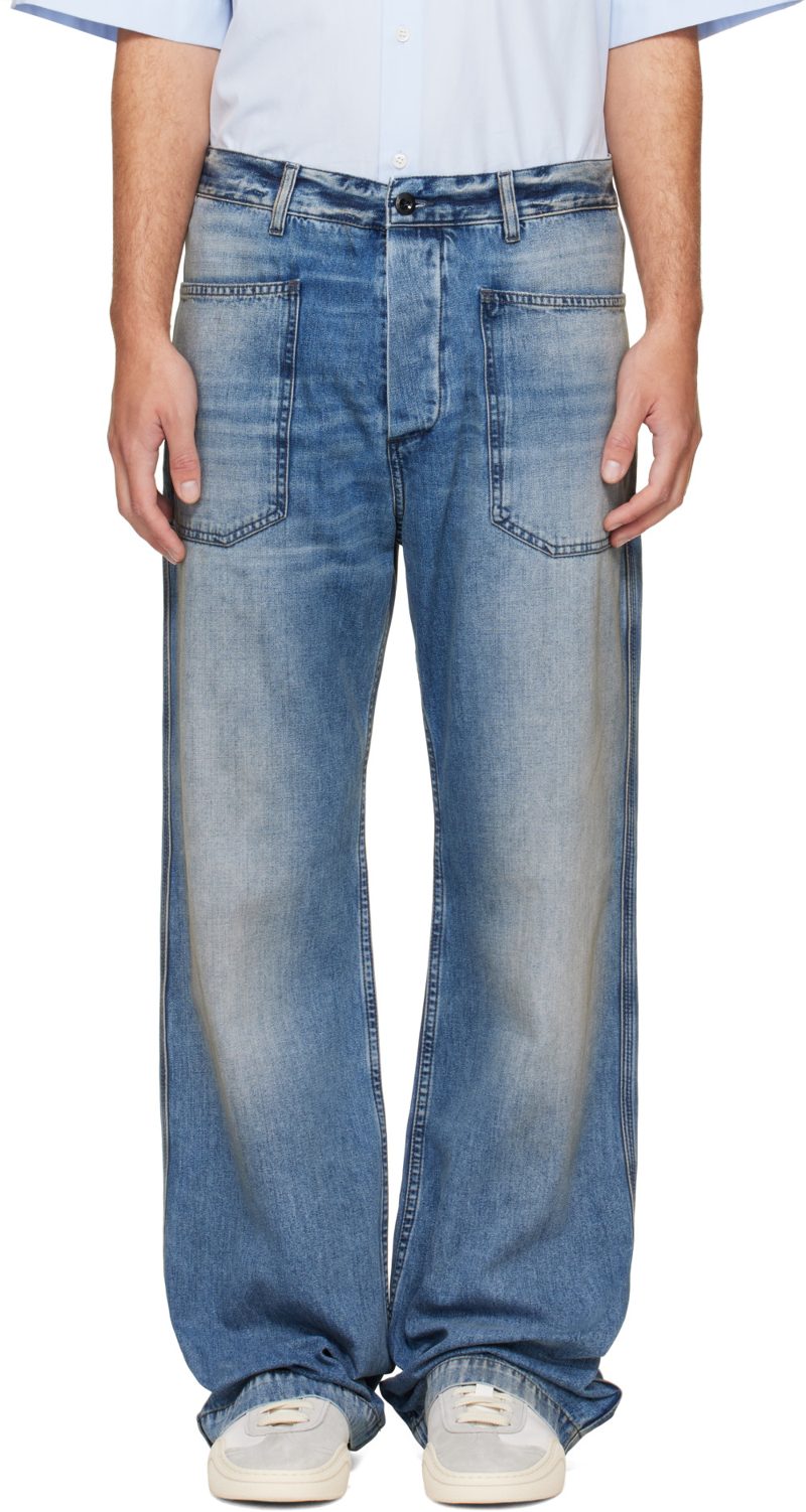 Blue Regular Fit Jeans 262129M186040
