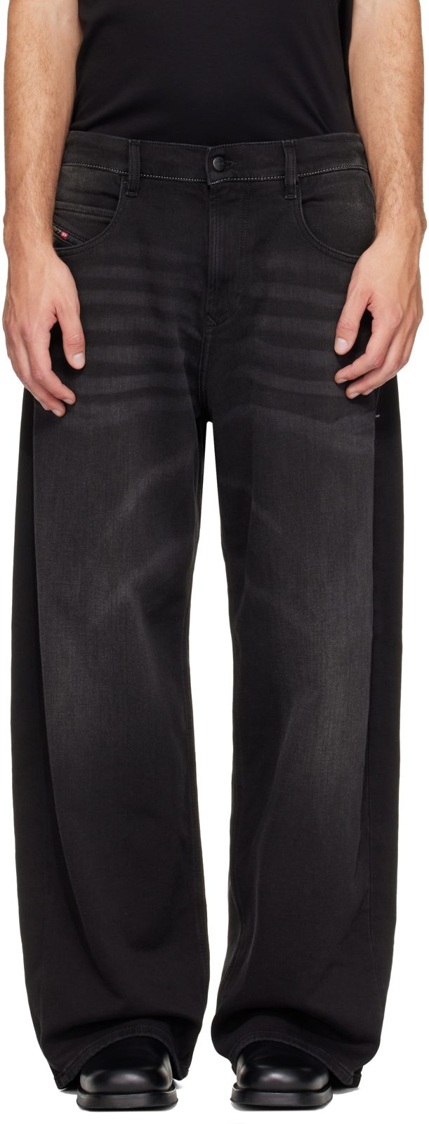Black 2097 D-Enim-M Joggjeans Trousers 262001M186008