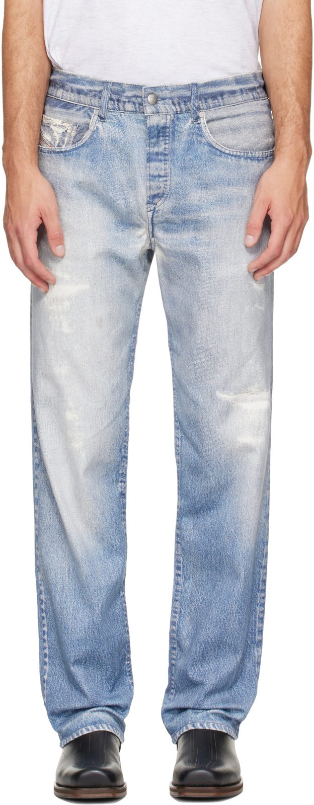 Blue 2090 D-Veekley Joggjeans Trousers 262001M186014