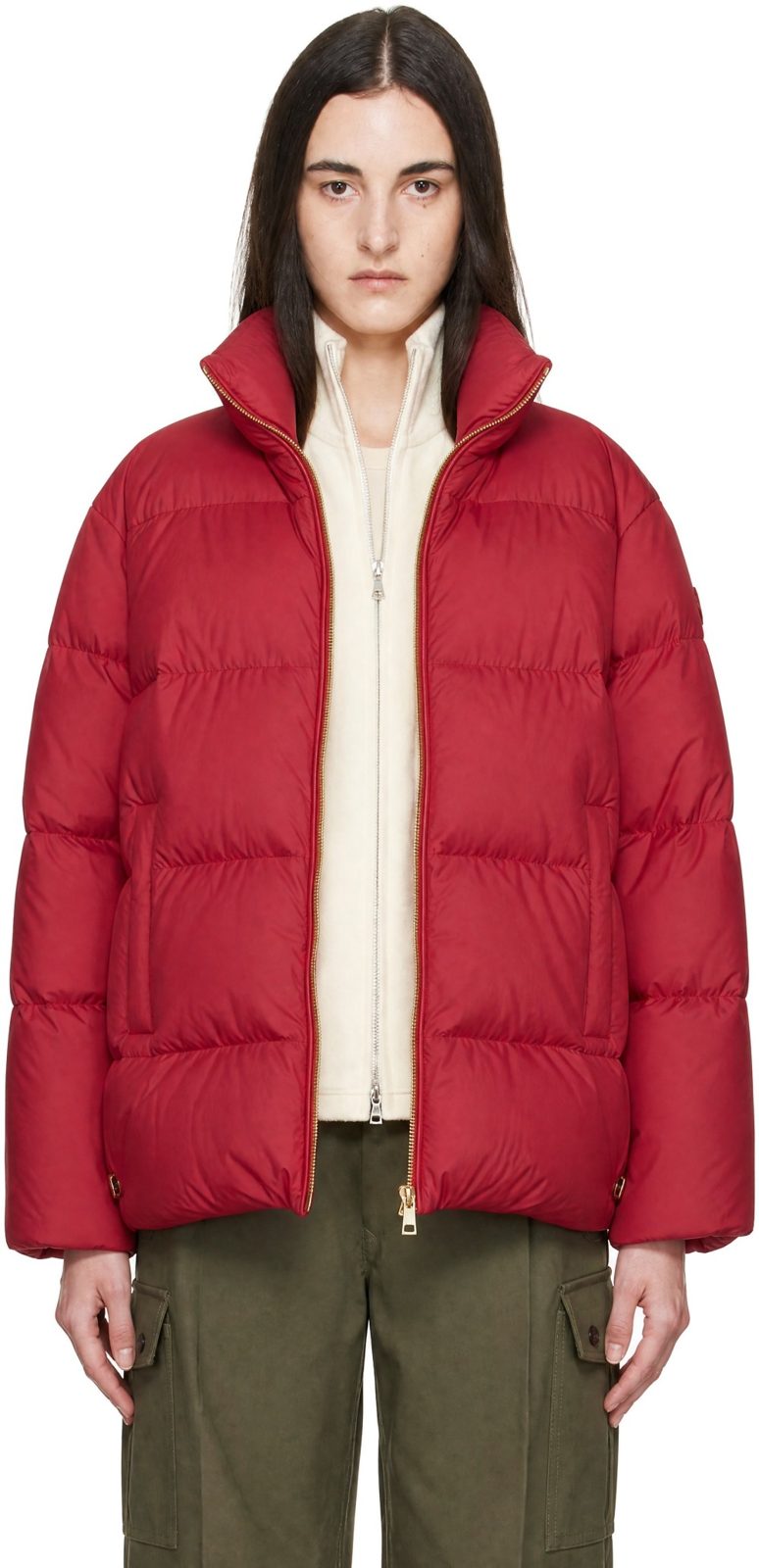 Red Vivantesse Down Jacket 262111F061003