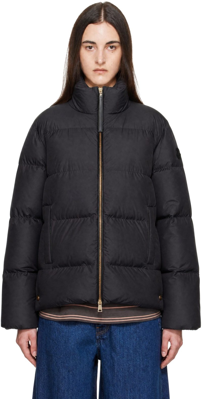 Black Vivantesse Down Jacket 262111F061002