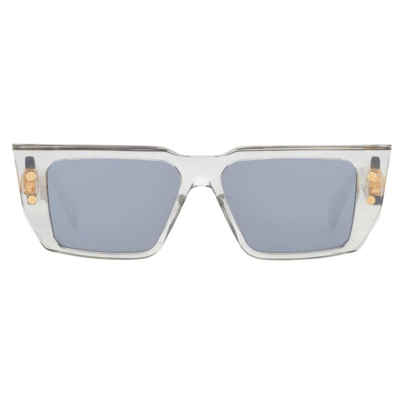 B - VI Grey Rectangular Unisex Sunglasses BPS-128 B 54