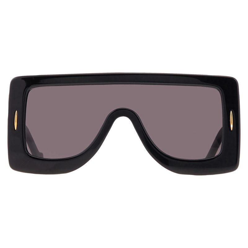 Chunky Anagram Smoke Shield Unisex Sunglasses LW40104I 01A 00