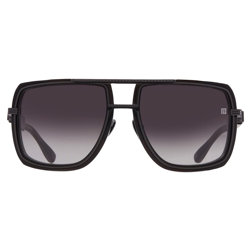 SOLDIER Grey Gradient Navigator Unisex Sunglasses BPS-160B BLK-BLK 59