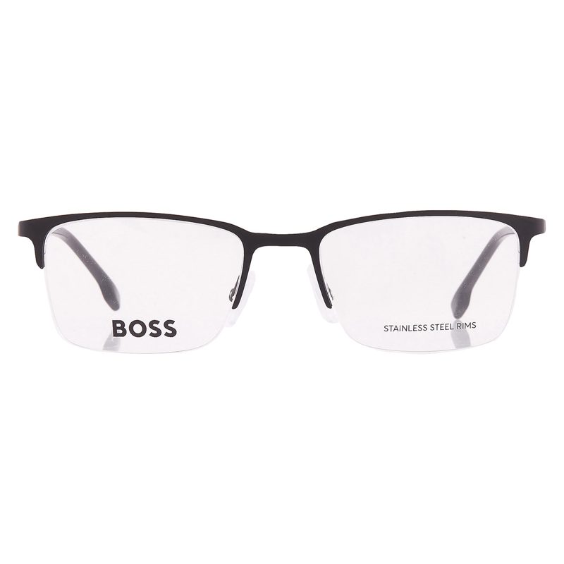 Hugo [보스] Demo Rectangular Mens Eyeglasses [보스] 1187 0RZZ 52