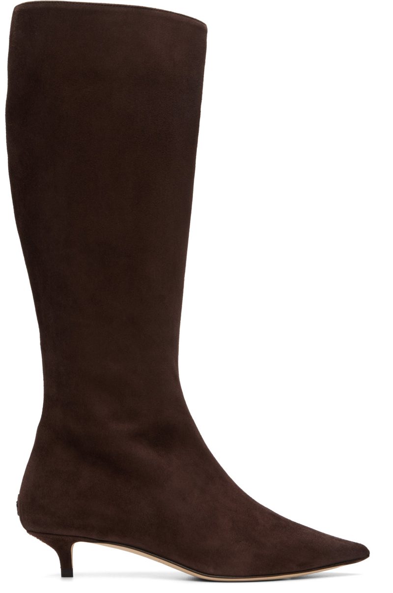 Brown Amis 35 Knee Boots 262528F115005