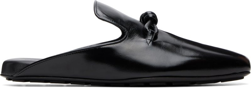 Black Roma Slipper Loafers 262798M231005