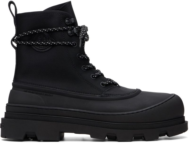 Black Vera Sheal Lace-Up Boots 262111M255002