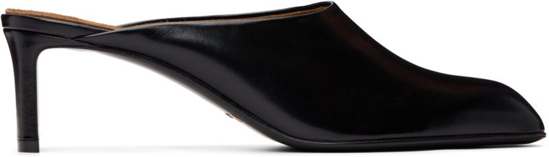 Black Colt Low Mule Heels 262914F122002