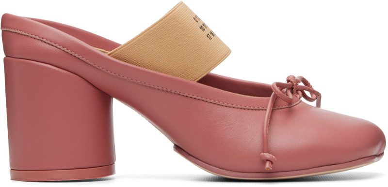 Pink Anatomic Numeric Mule Heels 262188F122014