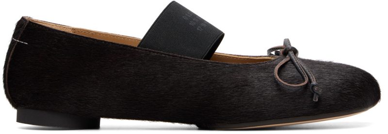 Brown Anatomic Numeric Ballerina Flats 262188F118010