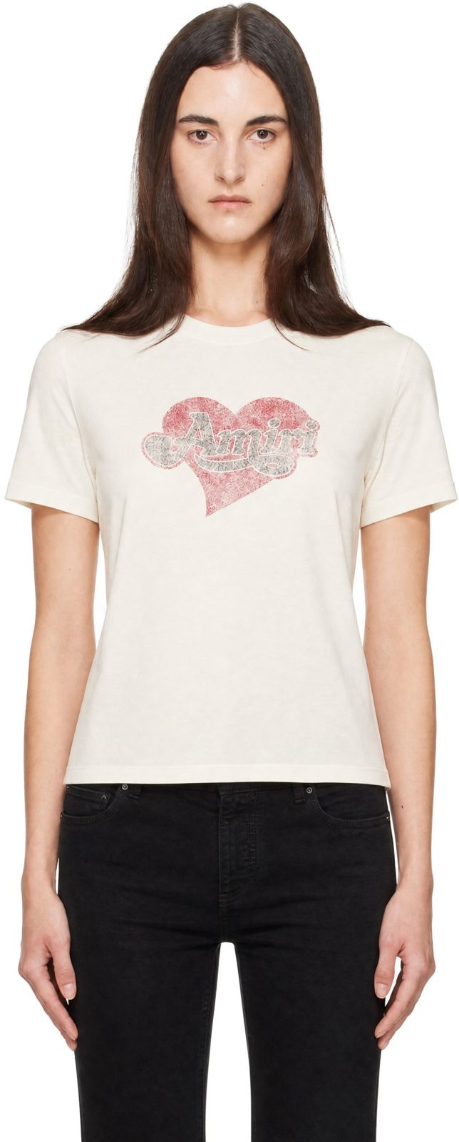 아미리 Heart T-shirt 262886F110010