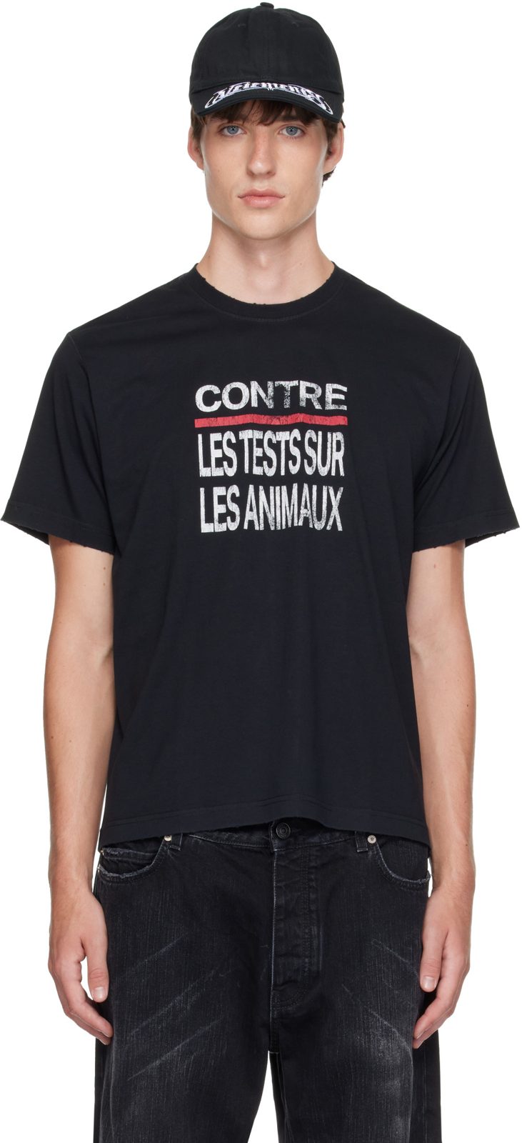 Black Contre T-shirt 262669M213010
